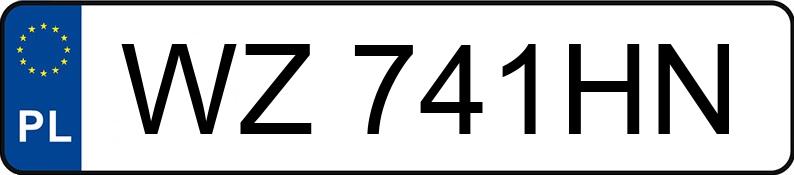 Numer rejestracyjny WZ 741HN posiada SUBARU Impreza 2.2 MR`95 Impreza 2.2 MR`95 - WZ741HN