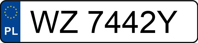 Numer rejestracyjny WZ 7442Y posiada KIA Ceed GT MR`18 E6 Ceed GT MR`18 E6 - WZ7442Y
