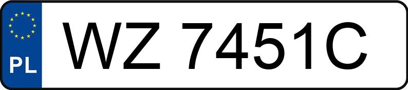 Numer rejestracyjny WZ 7451C posiada MERCEDES-BENZ 1114 11.0t 1114 - WZ7451C