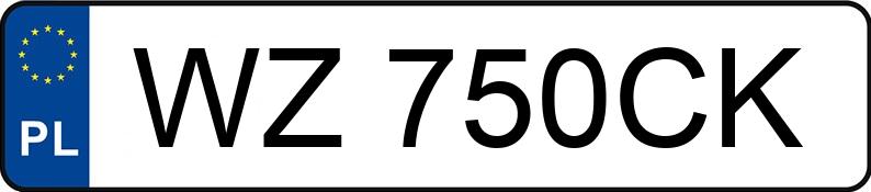 Numer rejestracyjny WZ 750CK posiada LAND ROVER Range Rover IV 4.4 SD MR`18 E6 Vogue - WZ750CK