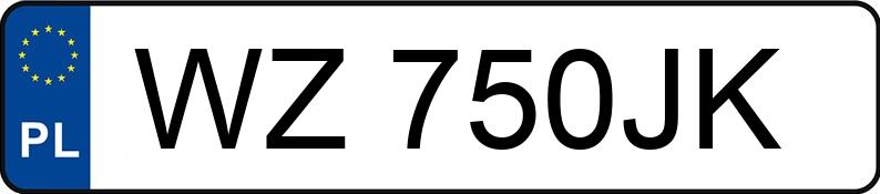 Numer rejestracyjny WZ 750JK posiada SKODA SCALA - WZ750JK Numer rejestracyjny WZ 750JK posiada SKODA SCALA - WZ750JK