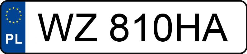 Numer rejestracyjny WZ 810HA posiada ALFA ROMEO GIULIA - WZ810HA