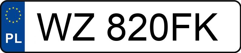 Numer rejestracyjny WZ 820FK posiada SKODA OCTAVIA - WZ820FK Numer rejestracyjny WZ 820FK posiada SKODA OCTAVIA - WZ820FK