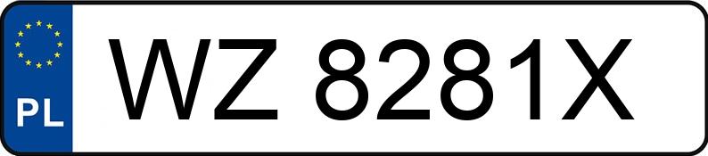 Numer rejestracyjny WZ 8281X posiada OPEL ASTRA - WZ8281X
