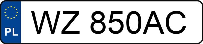 Numer rejestracyjny WZ 850AC posiada JEEP Wrangler 4.0 MR`02 E3 Sahara Aut. - WZ850AC Numer rejestracyjny WZ 850AC posiada JEEP Wrangler 4.0 MR`02 E3 Sahara Aut. - WZ850AC