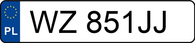 Numer rejestracyjny WZ 851JJ posiada HYUNDAI ELANTRA - WZ851JJ Numer rejestracyjny WZ 851JJ posiada HYUNDAI ELANTRA - WZ851JJ