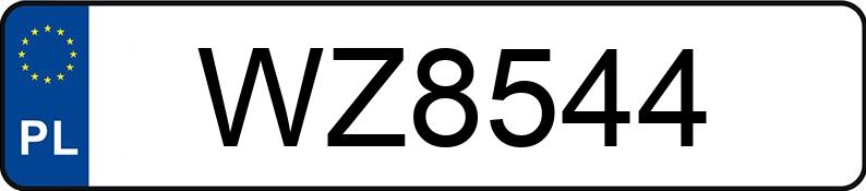 Numer rejestracyjny WZ 8544 posiada HONDA Choppery do 600 ccm VT 600 Shadow - WZ8544