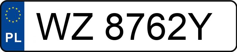 Numer rejestracyjny WZ 8762Y posiada BMW 318i Touring MR`16 E6d F31 318i Touring MR`16 E6d F31 - WZ8762Y