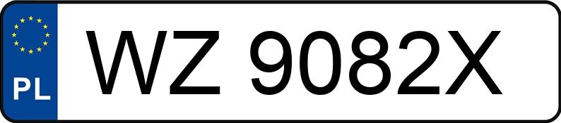 Numer rejestracyjny WZ 9082X posiada DAF XF 460 FT H4EN3 - WZ9082X