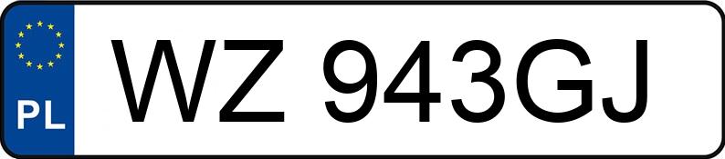 Numer rejestracyjny WZ 943GJ posiada OPEL MOVANO - WZ943GJ Numer rejestracyjny WZ 943GJ posiada OPEL MOVANO - WZ943GJ