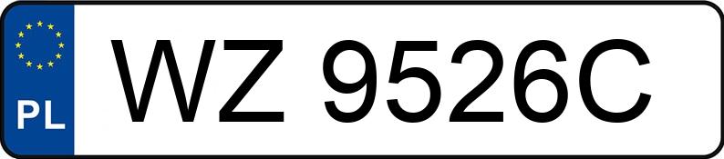 Numer rejestracyjny WZ 9526C posiada SKODA YETI - WZ9526C