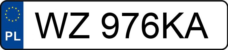 Numer rejestracyjny WZ 976KA posiada PORSCHE CAYENNE TURBO E-HYBRID - WZ976KA