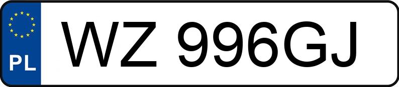 Numer rejestracyjny WZ 996GJ posiada BMW 118D - WZ996GJ
