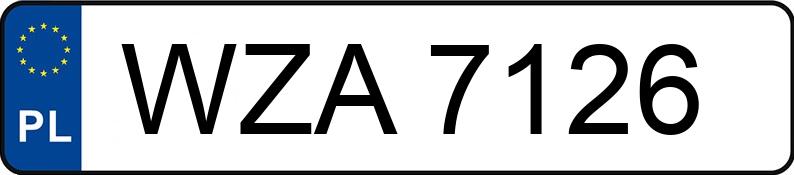 Numer rejestracyjny WZA 7126 posiada NISSAN Sunny LX - WZA7126 Numer rejestracyjny WZA 7126 posiada NISSAN Sunny LX - WZA7126