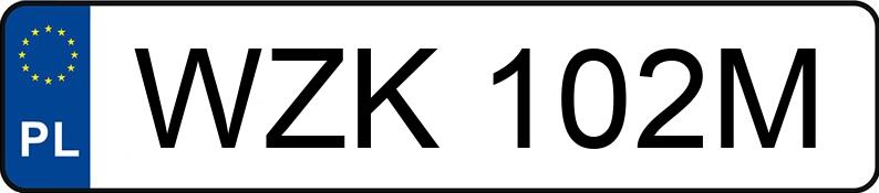 Numer rejestracyjny WZK 102M posiada OPEL CORSA-B - WZK102M