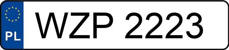 Numer rejestracyjny WZP 2223 posiada SEAT IBIZA 1.4 KAT - WZP2223 Numer rejestracyjny WZP 2223 posiada SEAT IBIZA 1.4 KAT - WZP2223