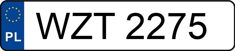 Numer rejestracyjny WZT 2275 posiada PEUGEOT 406 - WZT2275 Numer rejestracyjny WZT 2275 posiada PEUGEOT 406 - WZT2275