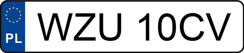 Numer rejestracyjny WZU 10CV posiada BMW 318 I 2,0 16V KAT - WZU10CV