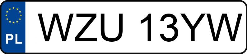 Numer rejestracyjny WZU13YW posiada BMW 523i Kat. MR`95 E39 523i Kat. MR`95 E39