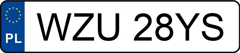 Numer rejestracyjny WZU 28YS posiada VOLVO V50 - WZU28YS