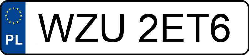 Numer rejestracyjny WZU 2ET6 posiada BMW 520D - WZU2ET6