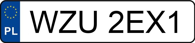 Numer rejestracyjny WZU 2EX1 posiada VOLKSWAGEN SCIROCCO - WZU2EX1 Numer rejestracyjny WZU 2EX1 posiada VOLKSWAGEN SCIROCCO - WZU2EX1