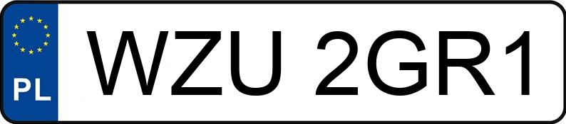 Numer rejestracyjny WZU 2GR1 posiada VOLVO V40 - WZU2GR1