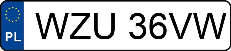 Numer rejestracyjny WZU 36VW posiada AUDI A4 - WZU36VW