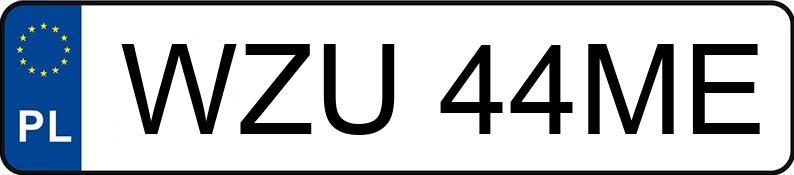 Numer rejestracyjny WZU 44ME posiada HONDA CR-V - WZU44ME