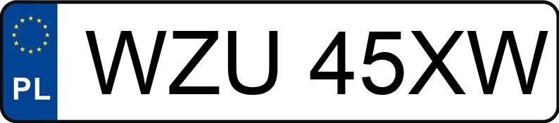 Numer rejestracyjny WZU 45XW posiada CITROEN C5 II 2.0 HDI FAP MR`08 E5 Confort - WZU45XW