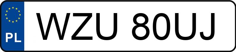 Numer rejestracyjny WZU 80UJ posiada RENAULT CLIO - WZU80UJ Numer rejestracyjny WZU 80UJ posiada RENAULT CLIO - WZU80UJ