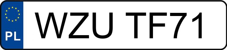 Il numero di registrazione WZU TF71 ha URSUS C 330 C-330 - WZUTF71