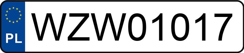 Numer rejestracyjny WZW 01017 posiada VOLKSWAGEN PASSAT 1.9 TDI - WZW01017