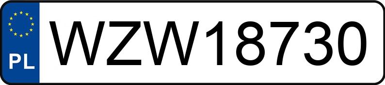 Numer rejestracyjny WZW 18730 posiada BMW 518 - WZW18730 Numer rejestracyjny WZW 18730 posiada BMW 518 - WZW18730
