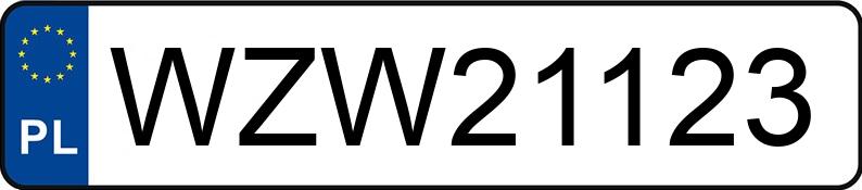 Numer rejestracyjny WZW 21123 posiada AUDI Q7 - WZW21123