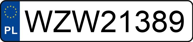 Numer rejestracyjny WZW 21389 posiada OPEL ASTRA - WZW21389 Numer rejestracyjny WZW 21389 posiada OPEL ASTRA - WZW21389