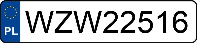 Numer rejestracyjny WZW 22516 posiada BMW 5 - WZW22516 Numer rejestracyjny WZW 22516 posiada BMW 5 - WZW22516