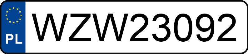Numer rejestracyjny WZW 23092 posiada FIAT DOBLO - WZW23092 Numer rejestracyjny WZW 23092 posiada FIAT DOBLO - WZW23092