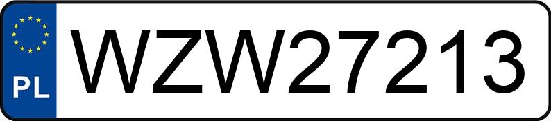Numer rejestracyjny WZW 27213 posiada SEAT IBIZA - WZW27213 Numer rejestracyjny WZW 27213 posiada SEAT IBIZA - WZW27213