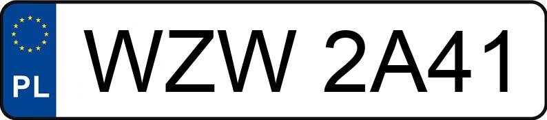 Numer rejestracyjny WZW 2A41 posiada KAWASAKI Sportowe do 600 ZX-6R Ninja - WZW2A41 Numer rejestracyjny WZW 2A41 posiada KAWASAKI Sportowe do 600 ZX-6R Ninja - WZW2A41