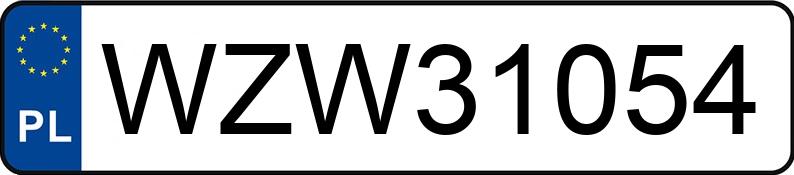 Numer rejestracyjny WZW 31054 posiada BMW 530I - WZW31054