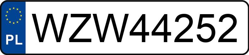 Numer rejestracyjny WZW 44252 posiada DODGE Grand Caravan 3.6 Kat. MR`11 GT Aut. - WZW44252