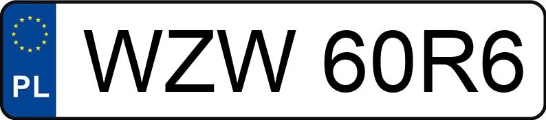 Numer rejestracyjny WZW 60R6 posiada FORD DEXTA - WZW60R6 Numer rejestracyjny WZW 60R6 posiada FORD DEXTA - WZW60R6