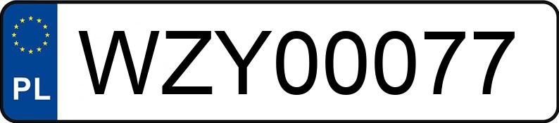 Numer rejestracyjny WZY 00077 posiada MERCEDES-BENZ 124 - WZY00077 Numer rejestracyjny WZY 00077 posiada MERCEDES-BENZ 124 - WZY00077