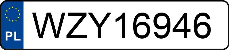 Numer rejestracyjny WZY 16946 posiada CITROEN C8 - WZY16946