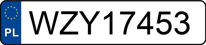 Numer rejestracyjny WZY 17453 posiada FIAT Seicento 1.1 Kat. MR`98 S - WZY17453