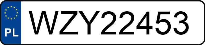 Numer rejestracyjny WZY 22453 posiada MAZDA 6 - WZY22453 Numer rejestracyjny WZY 22453 posiada MAZDA 6 - WZY22453