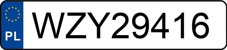 Numer rejestracyjny WZY 29416 posiada SEAT IBIZA - WZY29416 Numer rejestracyjny WZY 29416 posiada SEAT IBIZA - WZY29416