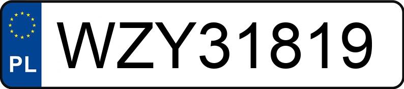 Numer rejestracyjny WZY 31819 posiada FIAT Tipo 1.4 16V MR`16 E6d Tipo - WZY31819
