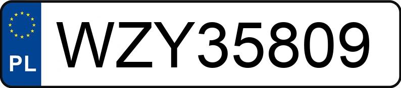Numer rejestracyjny WZY 35809 posiada OPEL Astra Classic II 1.7 CDTI MR`04 E4 Astra Classic II 1.7 CDTI MR`04 E4 - WZY35809
